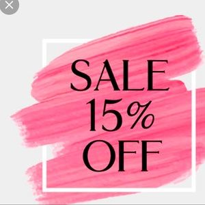 Today 15% off everything